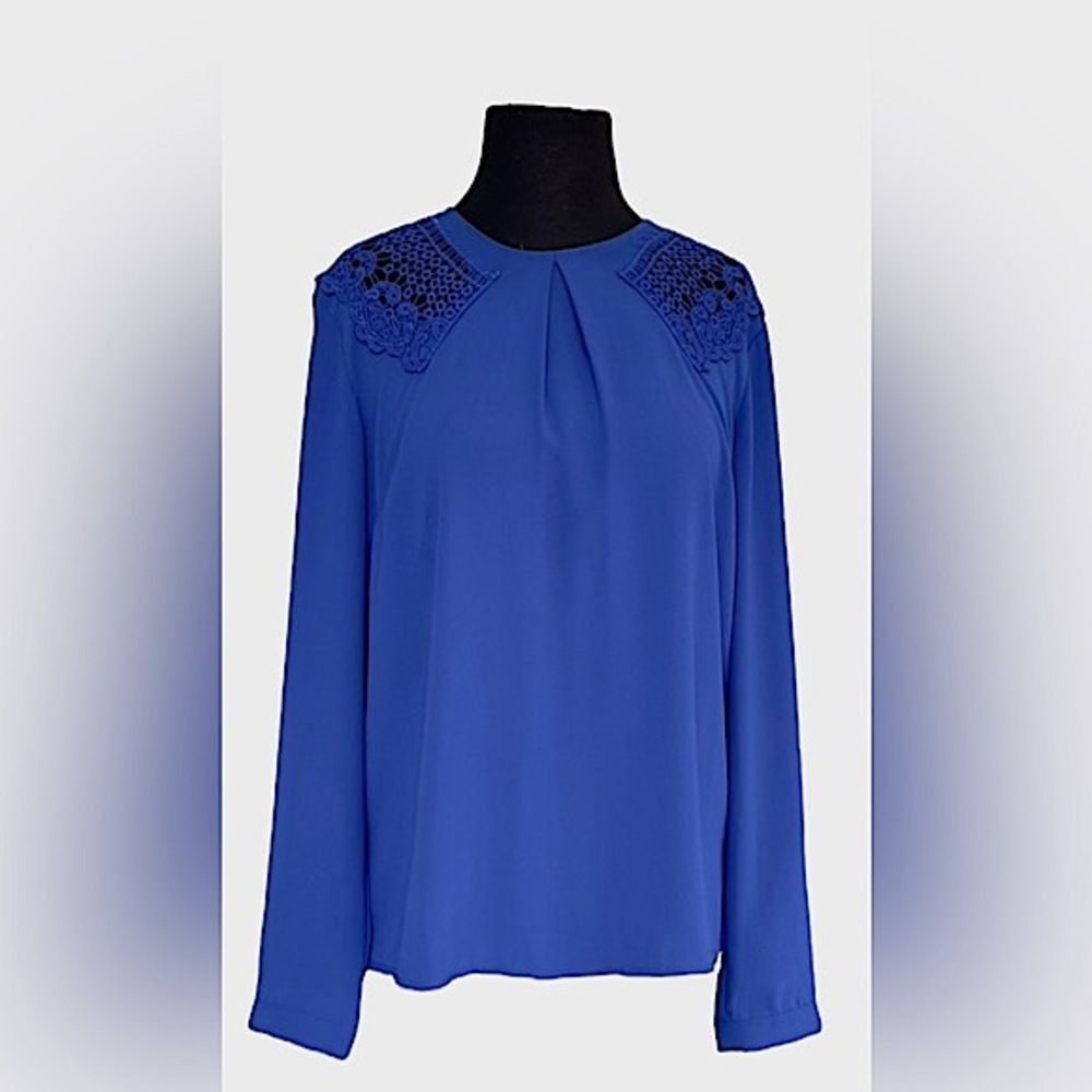 Esley Royal Blue Long Sleeve Top| Women’s S